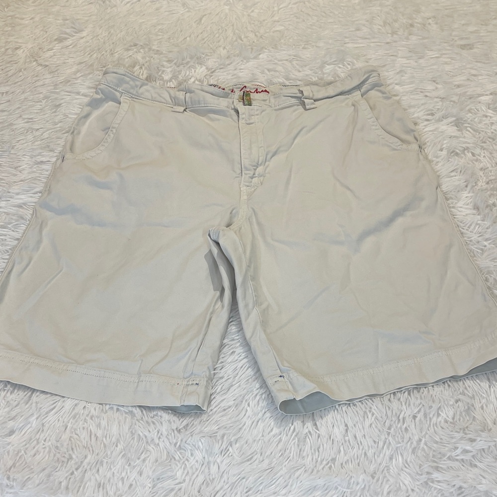 Robert Graham Light Tan Flat Front Shorts